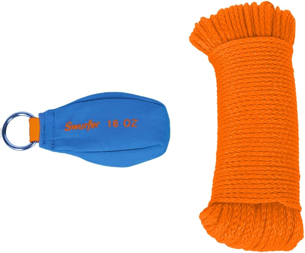 Swurfer 16 Oz Arborist Throw Weight Bag Rope… – Blue and Orange