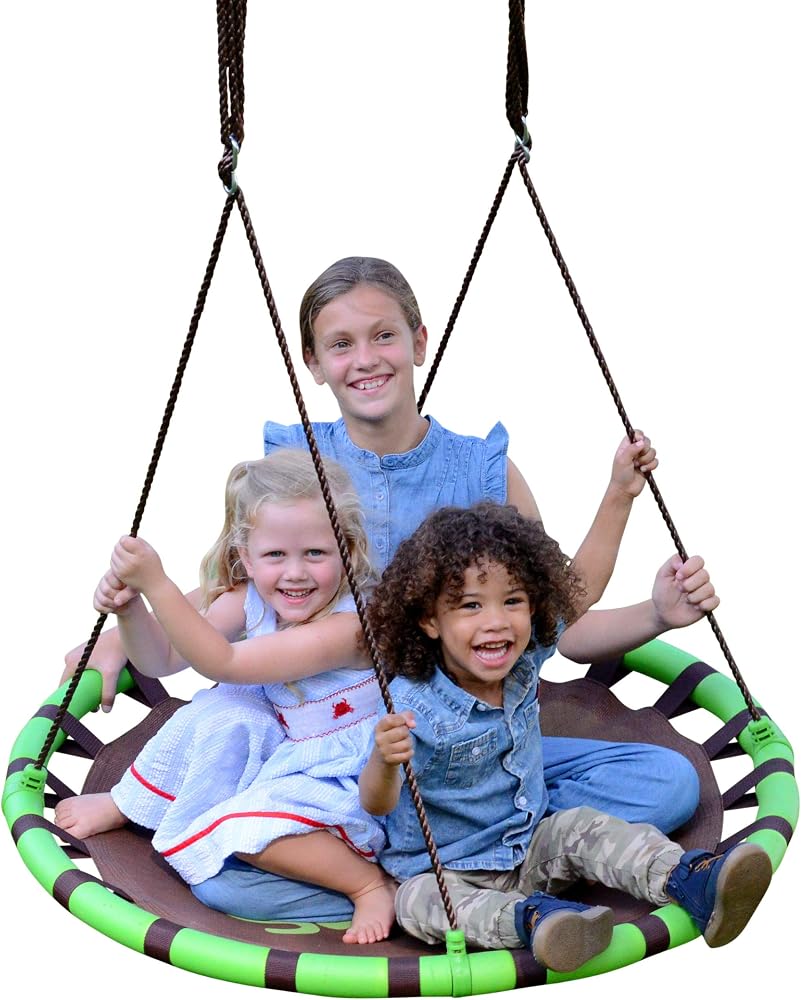 Swurfer Orbit 40 Inch Saucer Tree Swing for Kids
