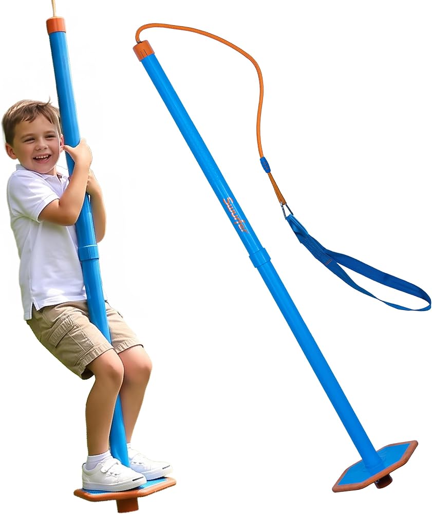 Swurfer Pogo Swing for Kids – Blue and Orange